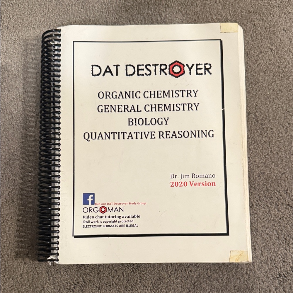 2020 DAT Destroyer Study Guide